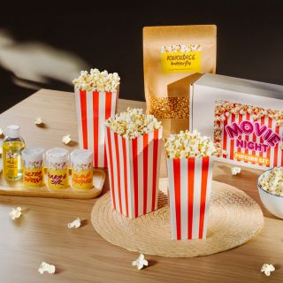 Popcorn jako z kina. Kompletní dárkový set skladem. 🍿🎁 #popcorn #dárky #tipnadárek #tipnadarek #darky #vánočnídárky